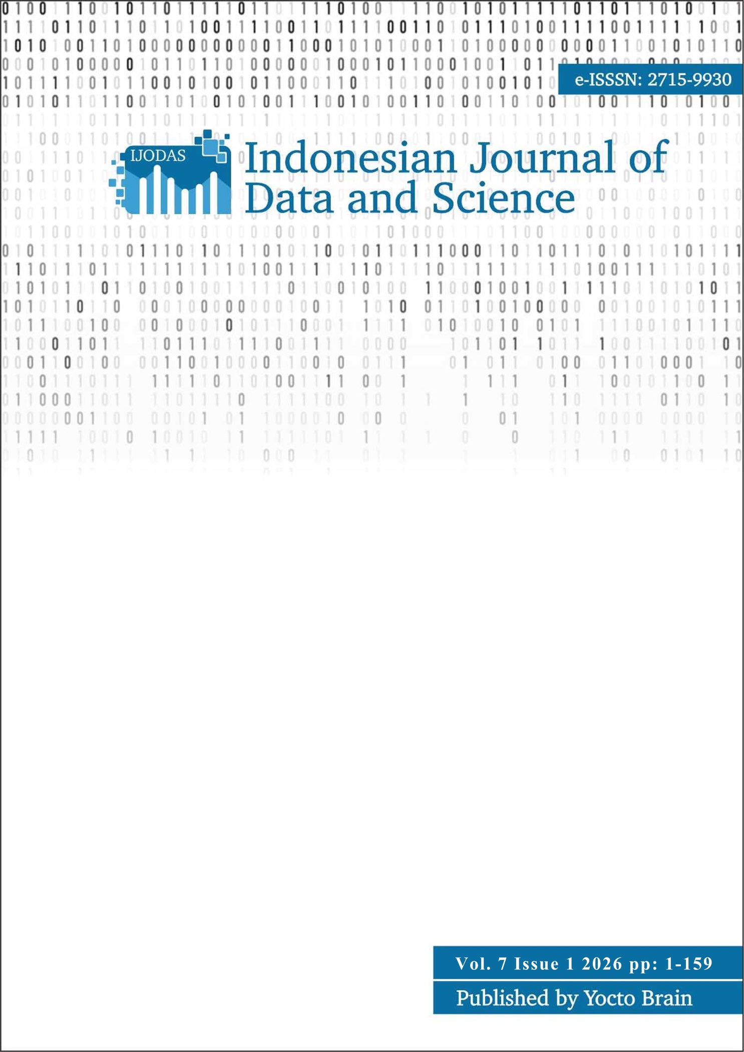 					View Vol. 7 No. 1 (2026): Indonesian Journal of Data and Science
				